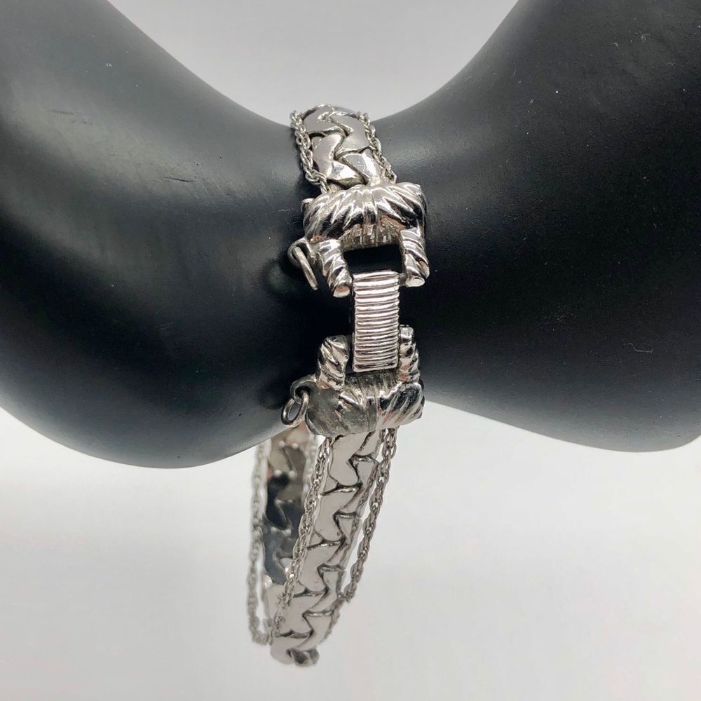 Goldette NY Vintage silver plated bracelet - Picture 3 of 6